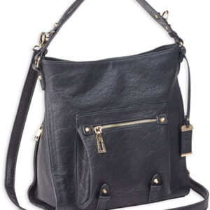 BULLDOG CONCEALED CARRY PURSE - HOBO ANNA BLACK
