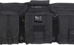 BULLDOG 36" DOUBLE TACTICAL CS - 3 LARGE ACCESS POCKETS BLACK