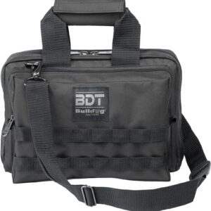 BULLDOG DELUXE 2 PISTOL RANGE - BAG W/MOLLE BLACK