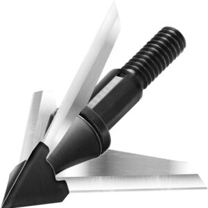 QAD EXODUS BROADHEAD 100GR - 1.25" CUT SWEPT BLADE 3PK