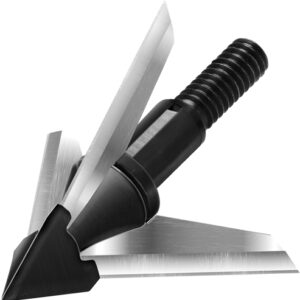 QAD EXODUS BROADHEAD 125GR - 1.25" CUT SWEPT BLADE 3PK