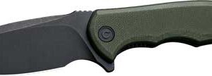 CIVIVI KNIFE MINI PRAXIS 2.98" - OD GREEN G10/BLACK STNWSH D2