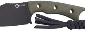 CIVIVI KNIFE MIDWATCH 3.39" - GREEN MICARTA/BLACK STNWSH