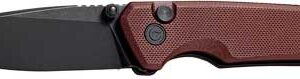 CIVIVI KNIFE ALTUS 2.97" - BURGUNDY G10/BLK STNWSH BLADE