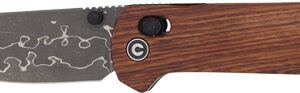 CIVIVI KNIFE YONDER 2.88" - GUIBOURTIA WOOD/DAMASCUS BLADE
