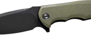 CIVIVI KNIFE PRAXIS 3.75" OD - GREEN G10/BLACK STONEWASHED