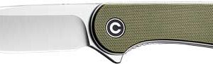 CIVIVI KNIFE ELEMENTUM 2.96" - GREEN G10/SATIN D2 LINER LOCK
