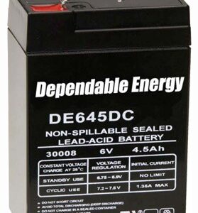 AMERICAN HUNTER BATTERY - RECHARGEABLE 6V 4.5AMP F-TAB