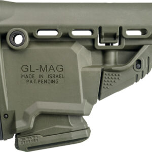 F.A.B. DEFENSE BUTTSTOCK AR-15 - /M4 OD GREEN ADJ CHEEK PIECE