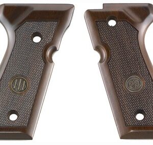BERETTA 92/96 GRIPS WOOD - WALNUT WITH MEDALLION