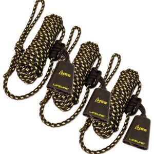 HSS LIFELINE 30' W/SINGLE - CARABINER 3PK