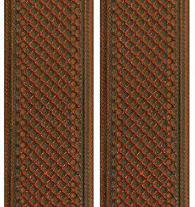 MI LEVER ACTION G10 STRAIGHT - GRIP PANEL RED / BLACK