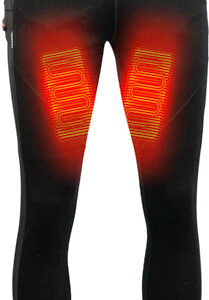 MOBILE WARMING MEN'S MERINO - HEATED PANTS BLACK XX-LARGE