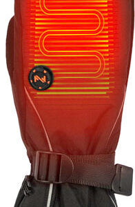 MOBILE WARMING UNISEX STORM - HEATED MITTEN BLACK MEDIUM