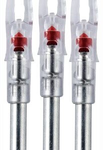 NOCKTURNAL LIGHTED NOCK - GT-SERIES RED 3/PACK