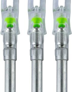 NOCKTURNAL LIGHTED NOCK - S-SERIES GREEN 3/PACK