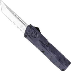 COBRATEC LIGHTWEIGHT OTF - NYPD BLUE 3.25" TANTO SERRATED