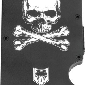 COBRATEC RFID JOLLY ROGER - ALUMINUM WALLET & MONEY CLIP