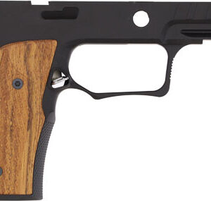 SHARPS BROS. P320 GRIP MODULE - NO SAFETY BLACK W/ CHERRY WOOD