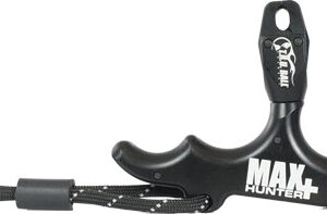 T.R.U. BALL RELEASE MAXHUNTER+ - HAND HELD 3-FINGER THUMB BLACK