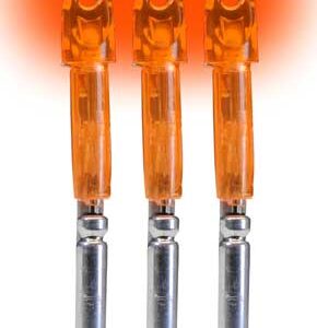 LUMENOK LIGHTED NOCK - X-SERIES HD ORANGE 3PK
