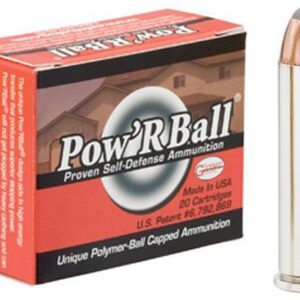 Glaser Pow'RBall Handgun Ammunition .357 Mag 100 gr JHP 1450 fps 20/box