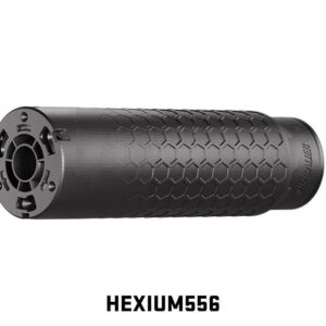 SIG SAUER HEXIUM556 5.56NATO SUPPRESSOR HUB TAPER D.T. MOUNT, BLACK, 3D PRINT TITAIUM CORE 1/2X28