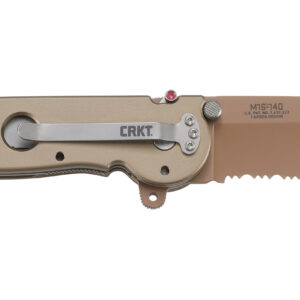 CRK M16-14D TANTO SERRATED FDE