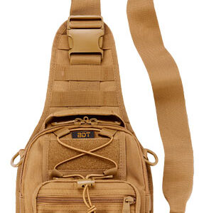 BULLDOG BDT X-SMALL SLING BAG` - W/MOLLE WEBBING TAN