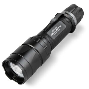 Police Security Flashlights Trac Tact RX Flashlight 1500 Lumens Black