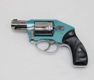 Charter Arms Model 53872 Off Duty Blue Diamond .38 Special 2" 5 Rounds Blue Anodized/High Polish/Black Pearl Grip Concealed Hammer