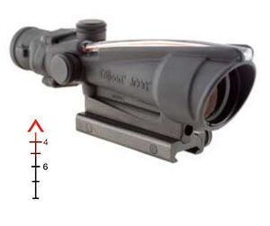 TRIJICON ACOG 3.5X35 .308 BAC CHVN RED