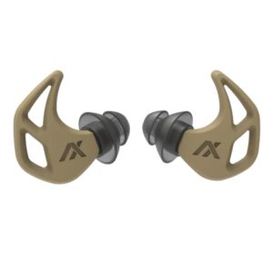 Axil X20 Passive Ear Plugs 17-24dB Desert Tan